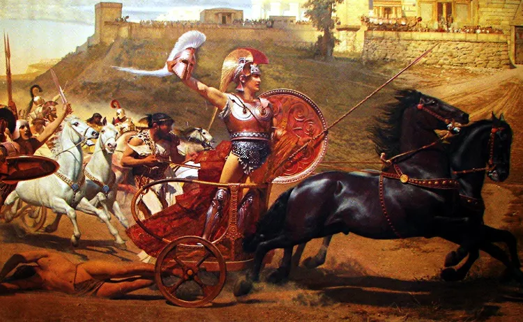 "The Triumph of Achilles" Painter: Franz Matsch (died 1942)/Wikimedia Commons/CC BY 1.0
